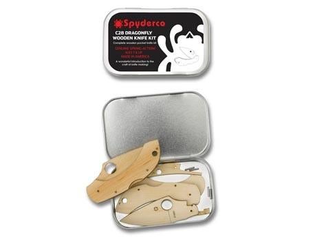 Spyderco wooden kit c28 zelf bouw oefen kit kids zakmes, Ophalen of Verzenden, Zo goed als nieuw