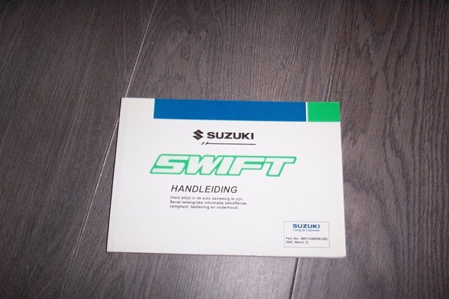 Gebruikershandleiding voor SUZUKI SWIFT  2000-2003, Ophalen of Verzenden