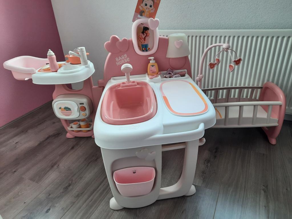 Smoby baby care set, Ophalen, Zo goed als nieuw, Babypop