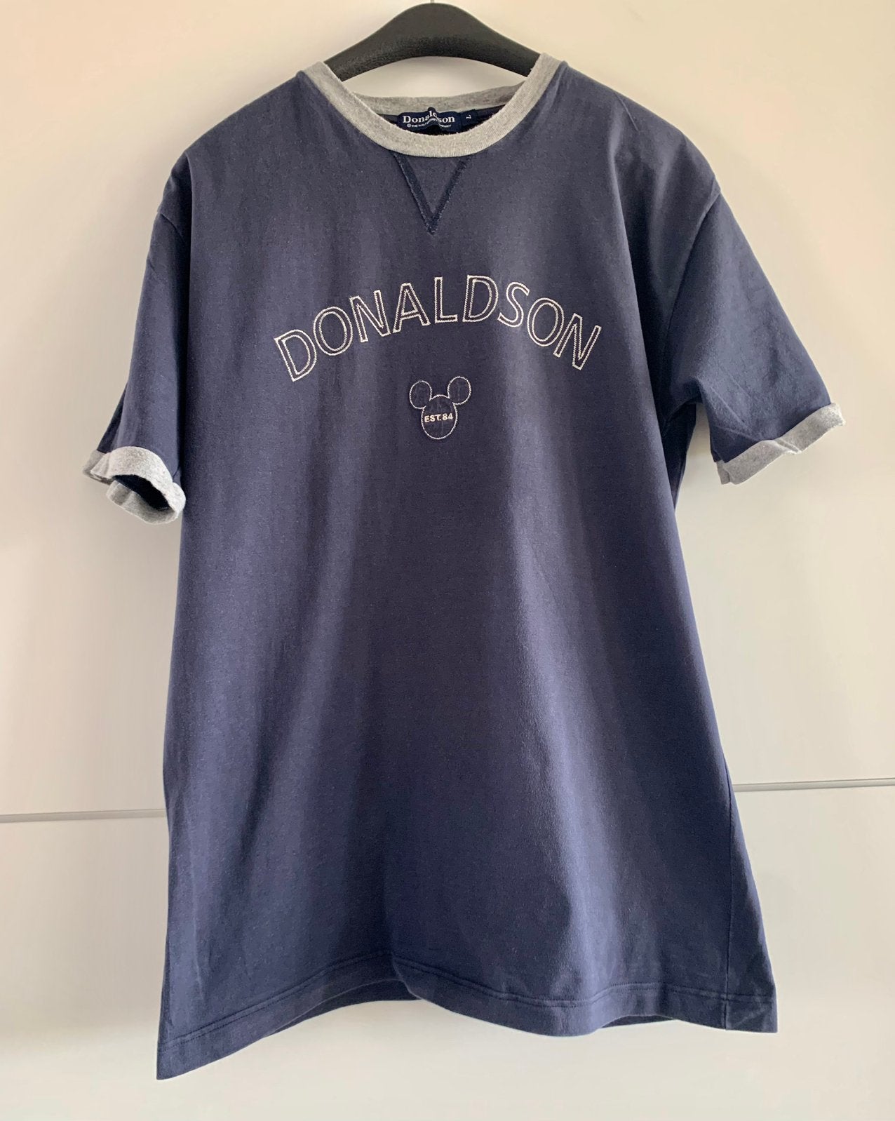 Donaldson t-shirt maat L donkerblauw, Ophalen of Verzenden, Zo goed als nieuw, Maat 52/54 (L), Blauw
