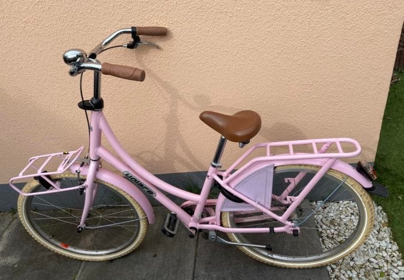 Volare Oma Classic kinderfiets 24 inch - Roze, Ophalen, Gebruikt, 24 inch