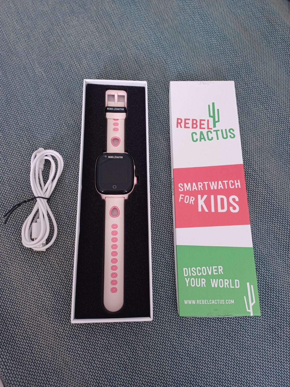Rebel Cactus Smartwatch, gps tracker voor Kinderen, Ophalen of Verzenden, Zo goed als nieuw, Roze, Meisje