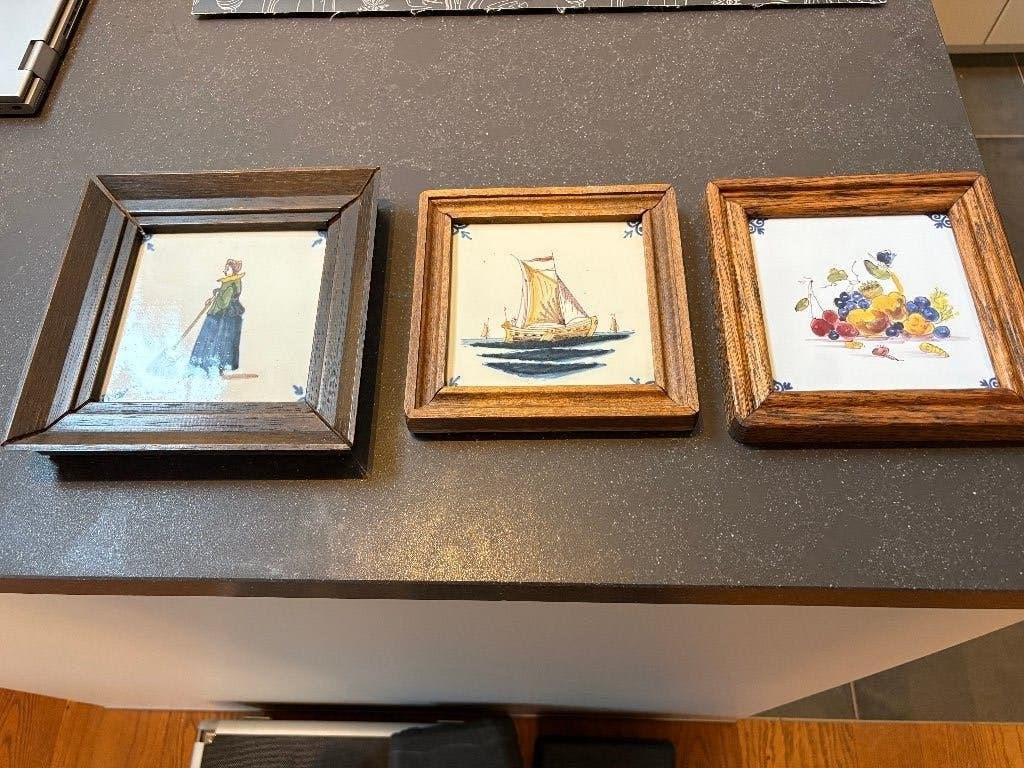 Verschillende vintage tegeltjes, Verzenden