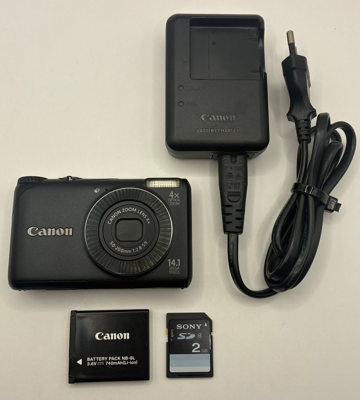 Canon PowerShot A2200 - compact camera, Audio, Tv en Foto, Fotocamera's Digitaal, Ophalen of Verzenden, Zo goed als nieuw, Canon