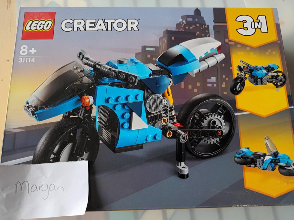 Lego Creator Superbike set 31114 SEALED, Lego, Nieuw, Ophalen of Verzenden, Compleet