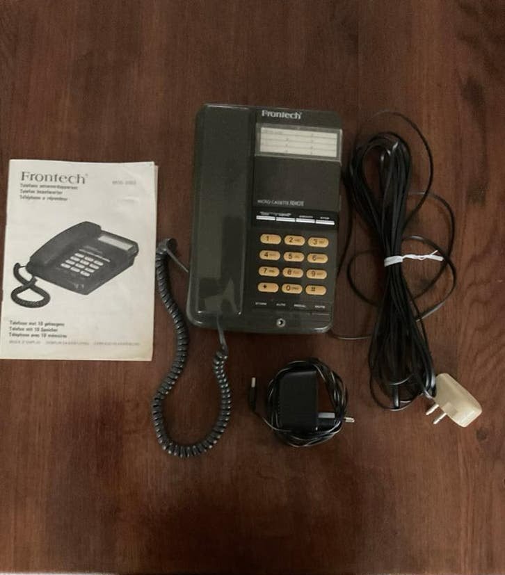 Frontech Telefoon Antwoordapparaat MOD-2002, Ophalen of Verzenden, Gebruikt, Met geheugen, Meerdere boodschappen