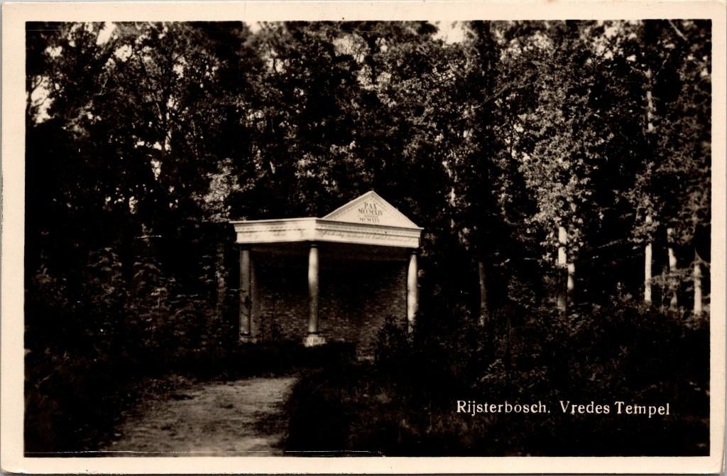 Rijs - Rijsterbosch Vredes Tempel, Verzenden, 1940 tot 1960, Gelopen, Friesland