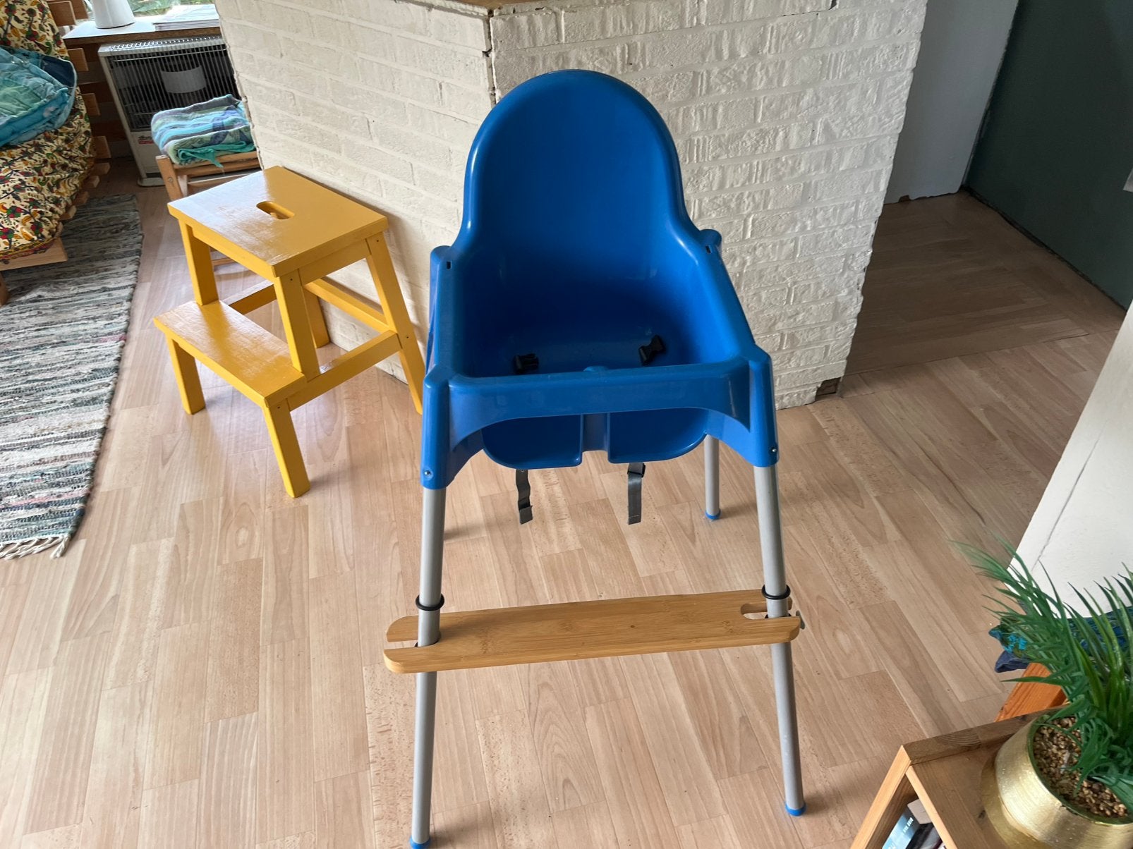 Blauwe ikea kinderstoel, Ophalen, Gebruikt, Overige typen