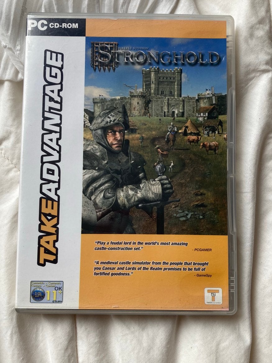 STRONGHOLD PC game, 1 speler, Ophalen of Verzenden, Zo goed als nieuw, Vanaf 3 jaar