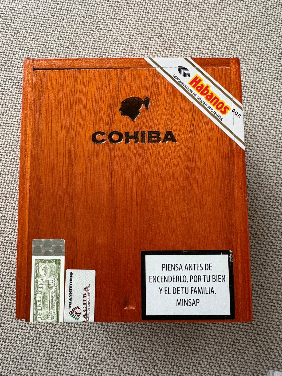 Sigarendoos Cohiba Siglo VI (25 stuks) met zegels, Verzamelen, Ophalen, Zo goed als nieuw, Tabaksdoos of Verpakking