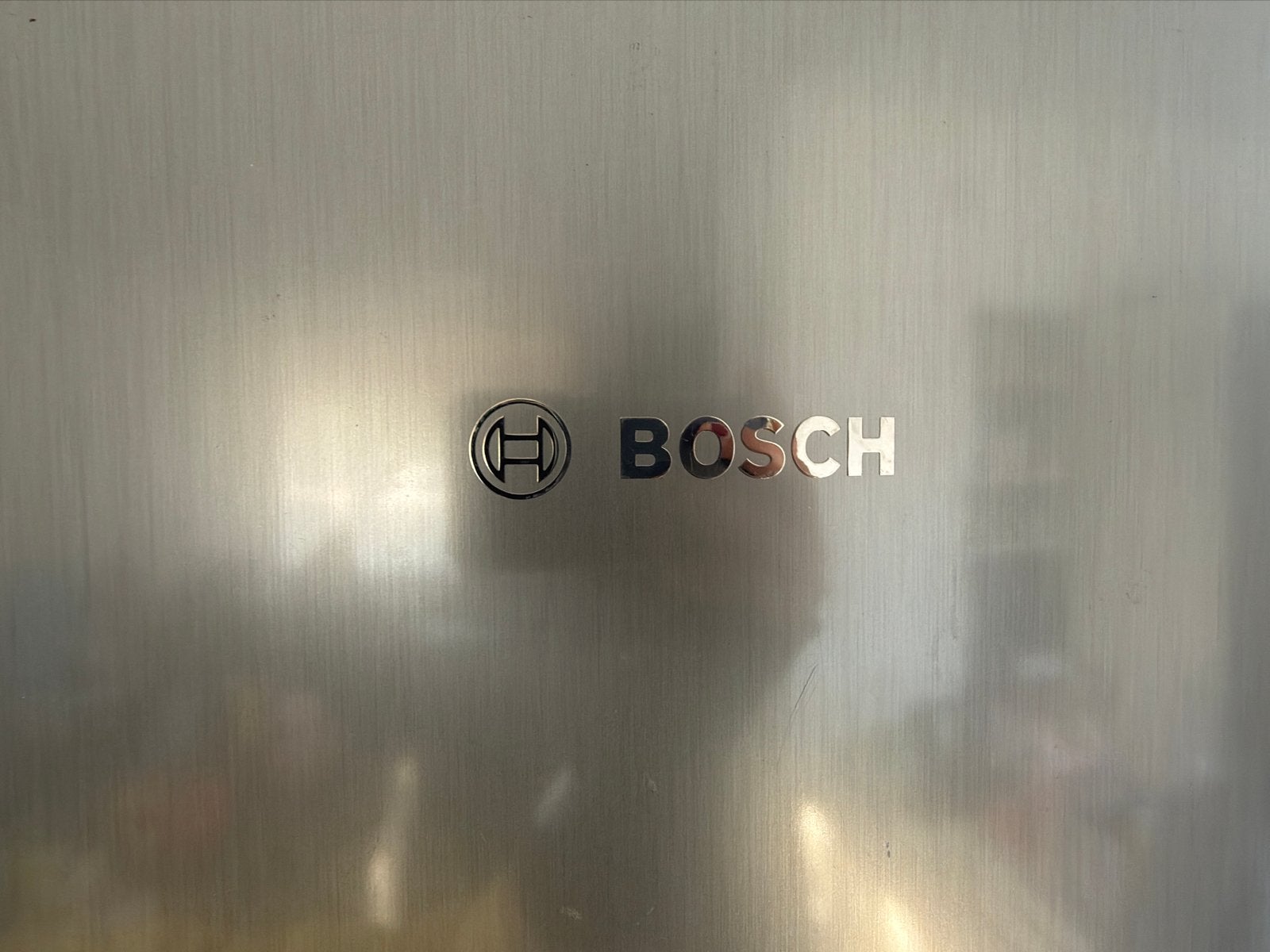 Bosch Koelkast met vriesvak - RVS look, Ophalen, 150 tot 200 liter, Gebruikt, 60 cm of meer