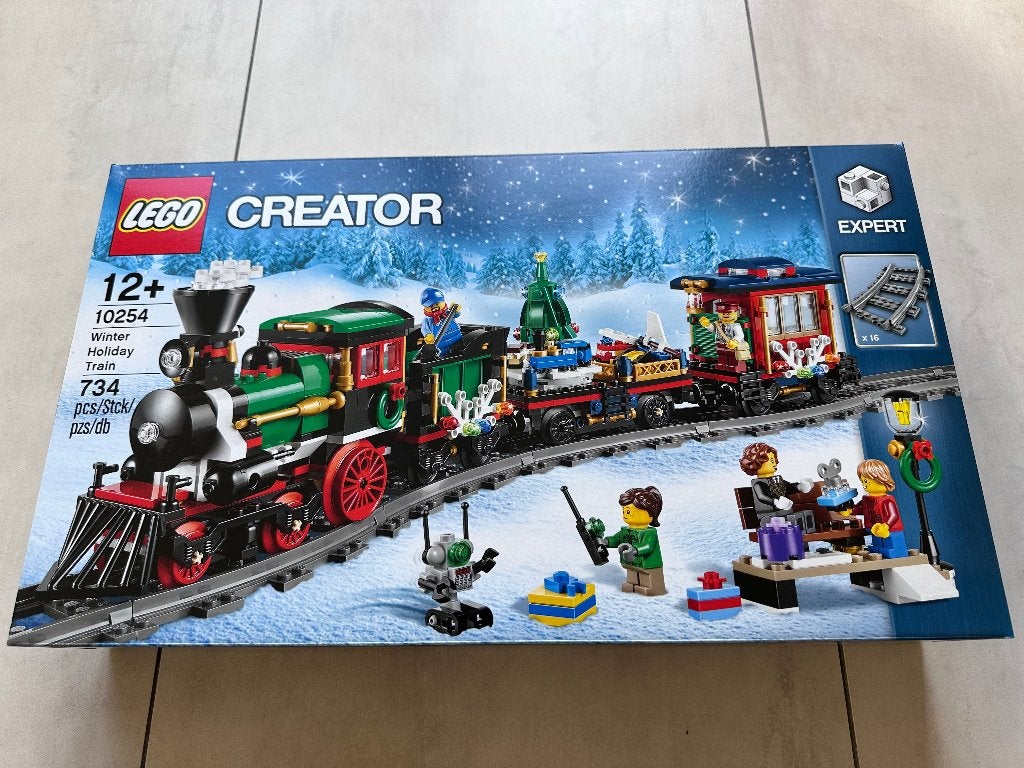 Lego 10254 Kersttrein / Winter Holiday Train nieuw in doos, Lego, Nieuw, Ophalen of Verzenden, Compleet