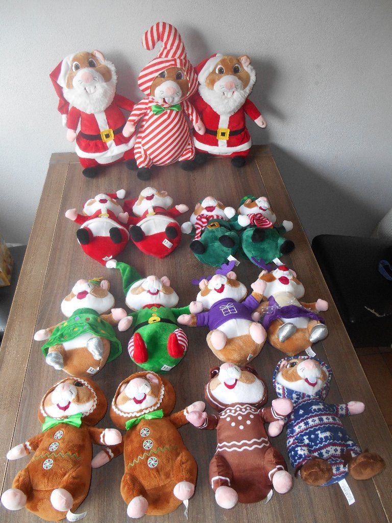 AH hamsters kerstmis kerst, Verzamelen, Supermarktacties, Albert Heijn, Ophalen of Verzenden