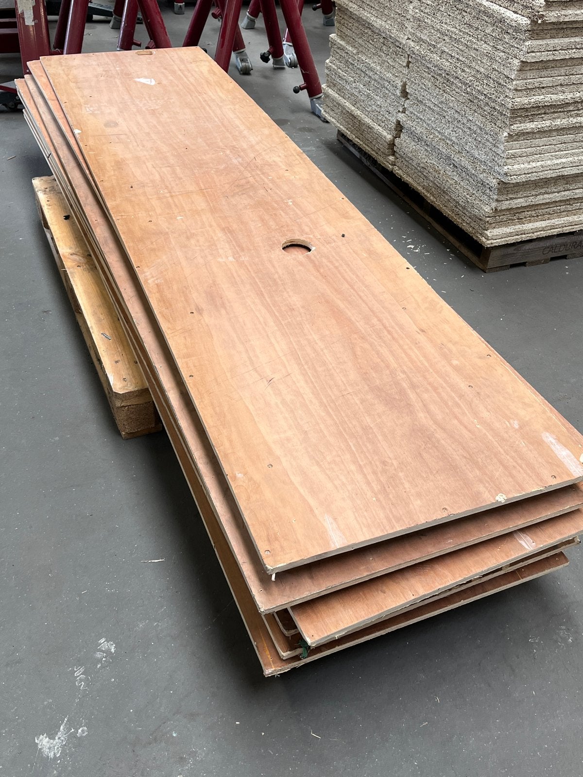 45 Multiplex platen 244x61cm, Minder dan 3 m³, Ophalen, Overige houtsoorten