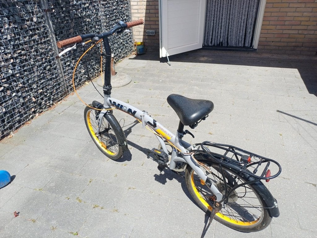 Vouwfiets, Gebruikt, Velgrem, 16 tot 18 inch, Versnellingen
