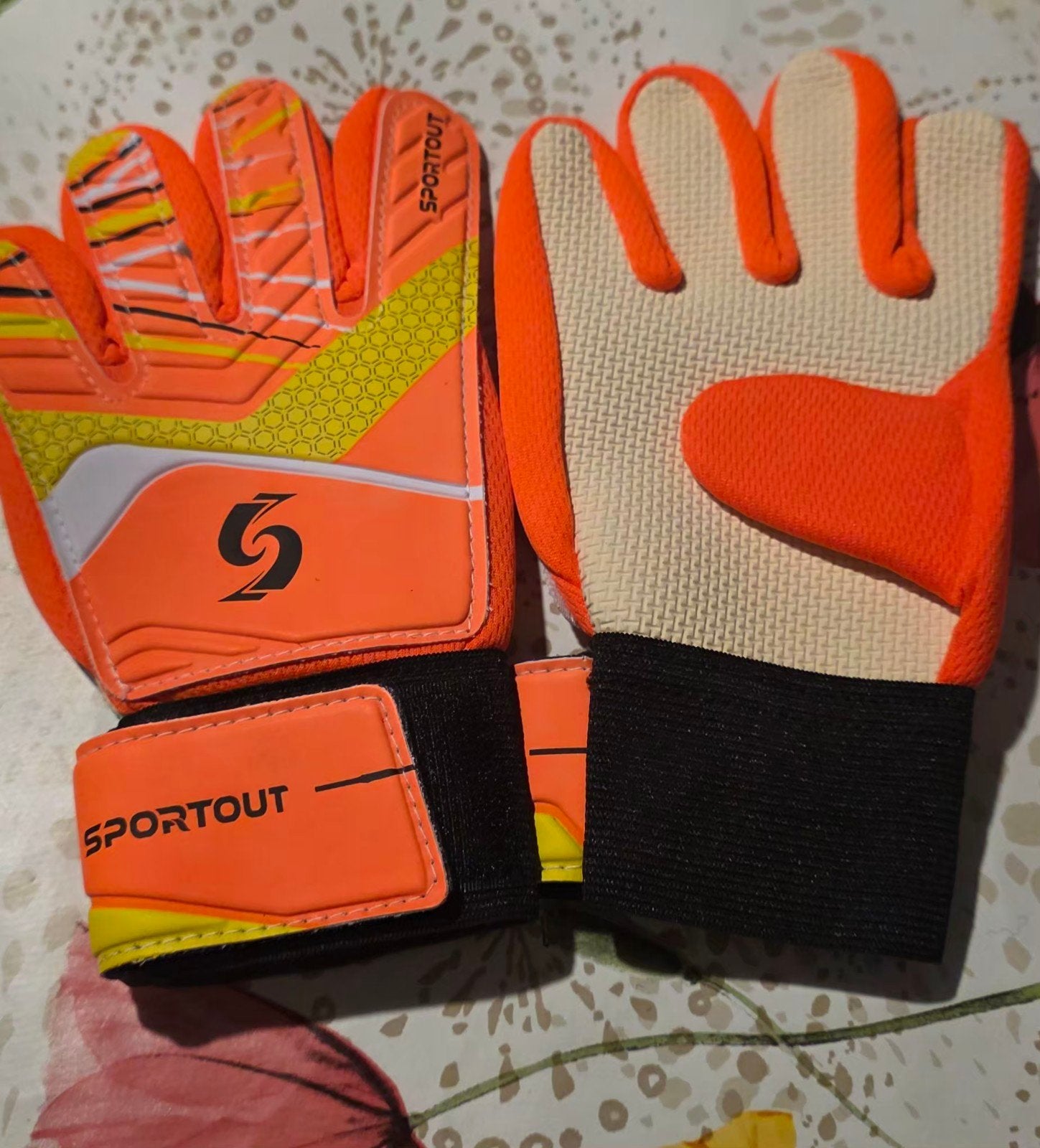 keepershandschoenen kinderen – maat 5 – oranje, Ophalen of Verzenden, Nieuw