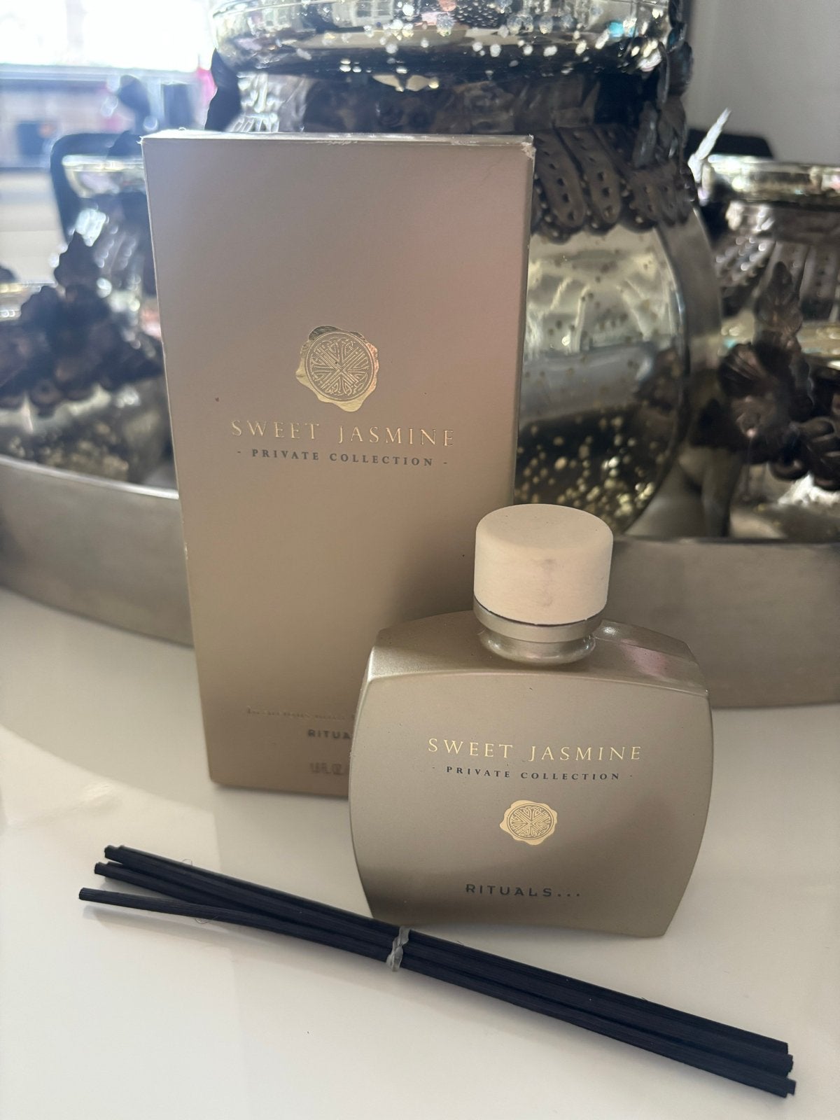Rituals Sweet Jasmine Mini Fragrance Sticks - nieuw-, Ophalen of Verzenden, Nieuw, Goud, Glas