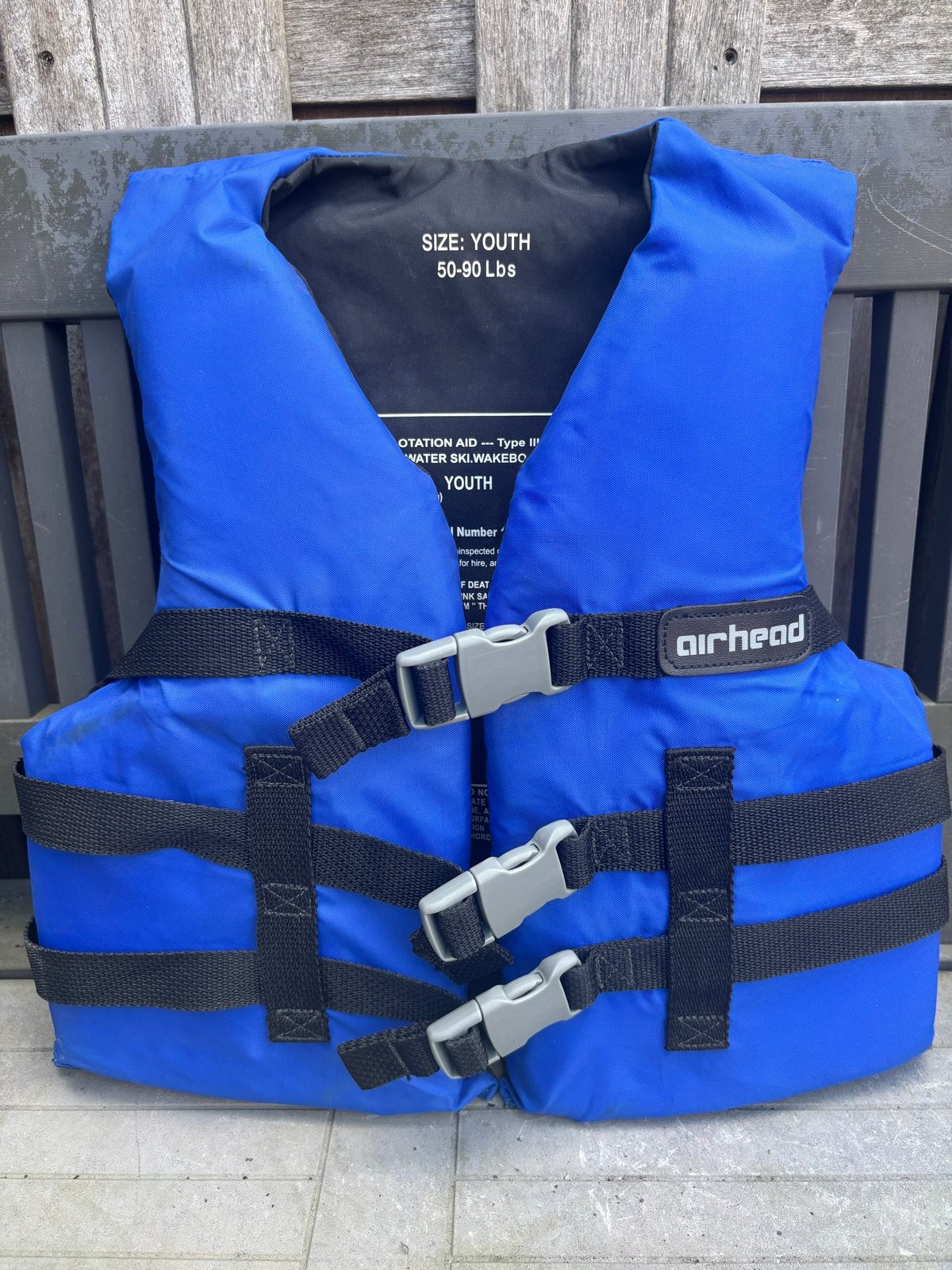 Airhead Zwemvest voor jongens 22-40 kg, Watersport en Boten, Ophalen of Verzenden, Gebruikt, Kind, Reddingsvest of Zwemvest
