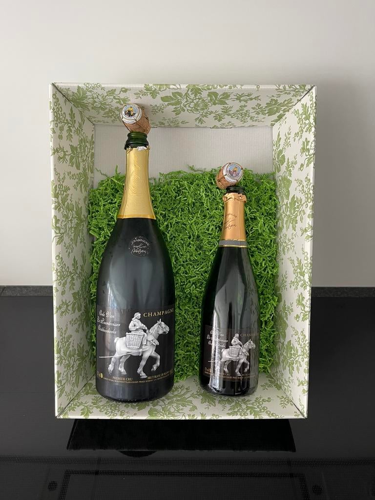 Unieke Verzamelaarsset: 2 Champagneflessen, Ophalen of Verzenden