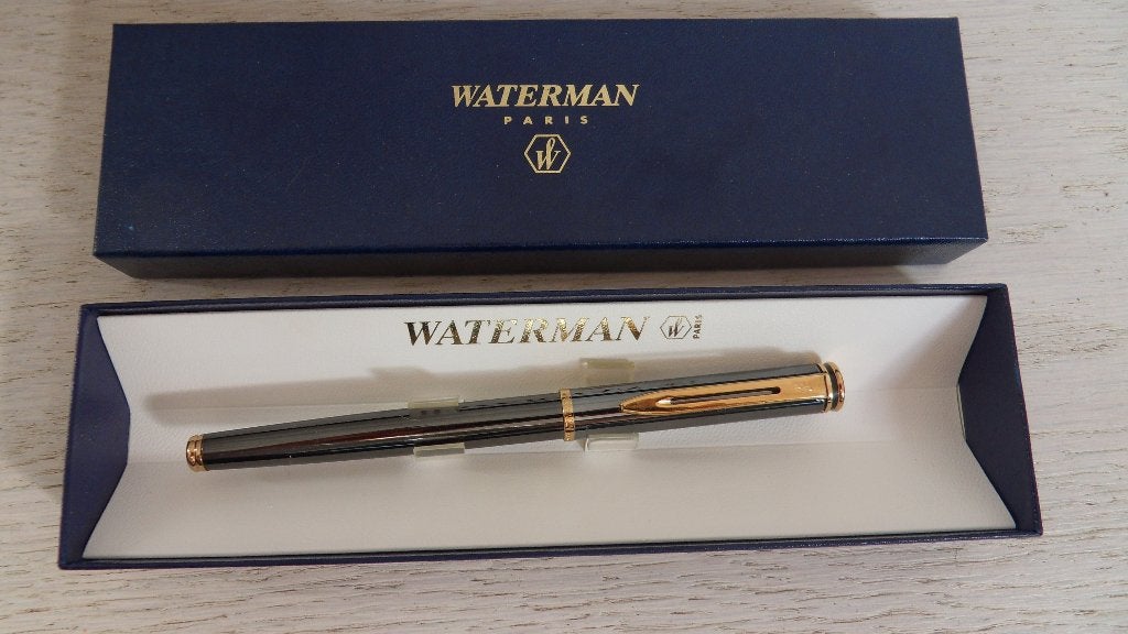 Waterman : Vulpen Maestro F (Apostrophe } in doosje jaren 90, Met doosje, Ophalen of Verzenden, Zo goed als nieuw, Vulpen