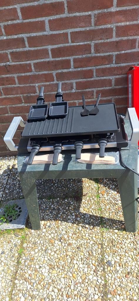 Bourgini Gourmet Raclette Grill 8P - Zo goed als nieuw, Ophalen, Zo goed als nieuw, 8 personen of meer