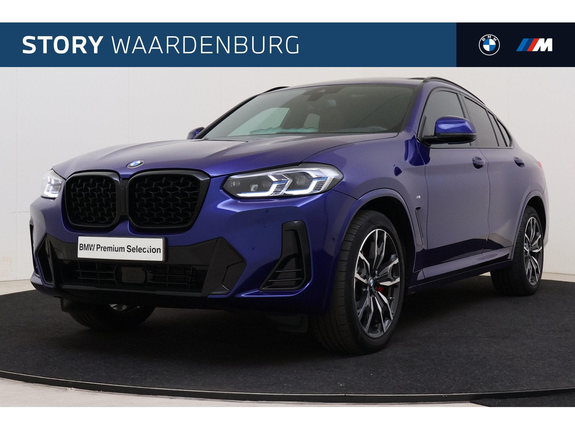 BMW X4 xDrive20i High Executive M Sport Automaat / Panoramad, Auto's, Gebruikt, 4 cilinders, Met garantie (alle), Blauw