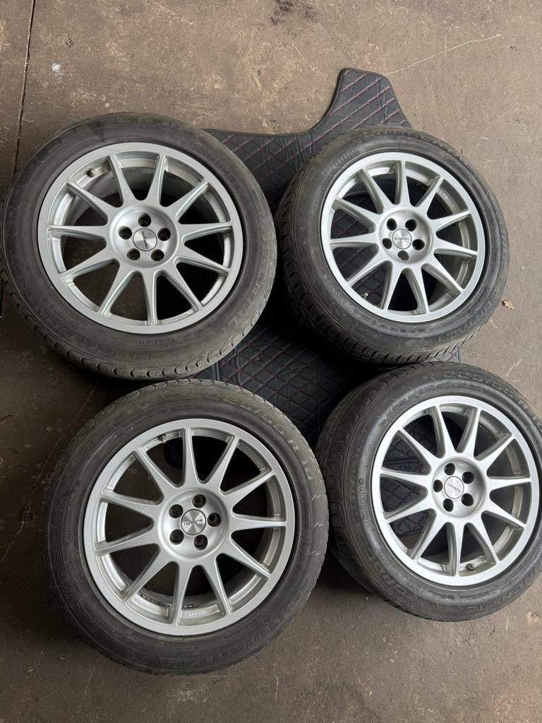 Speedline 2120 style Subaru velgen 18inch Continental, Auto-onderdelen, Ophalen, 18 inch, Gebruikt, Banden en Velgen