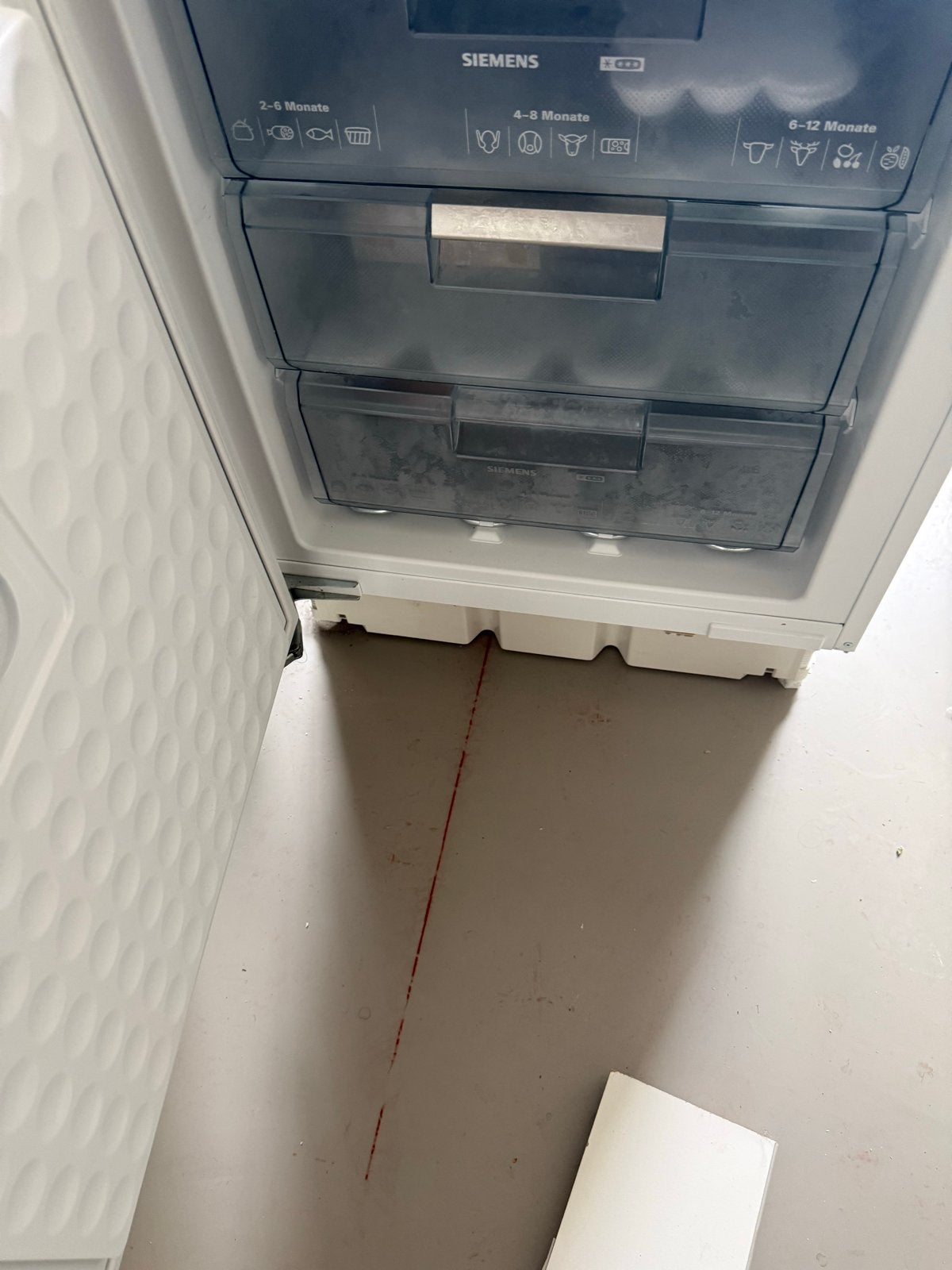 Siemens inbouw vriezer met 3 lades, Witgoed en Apparatuur, Ophalen, Gebruikt, 120 tot 140 cm, 100 tot 150 liter