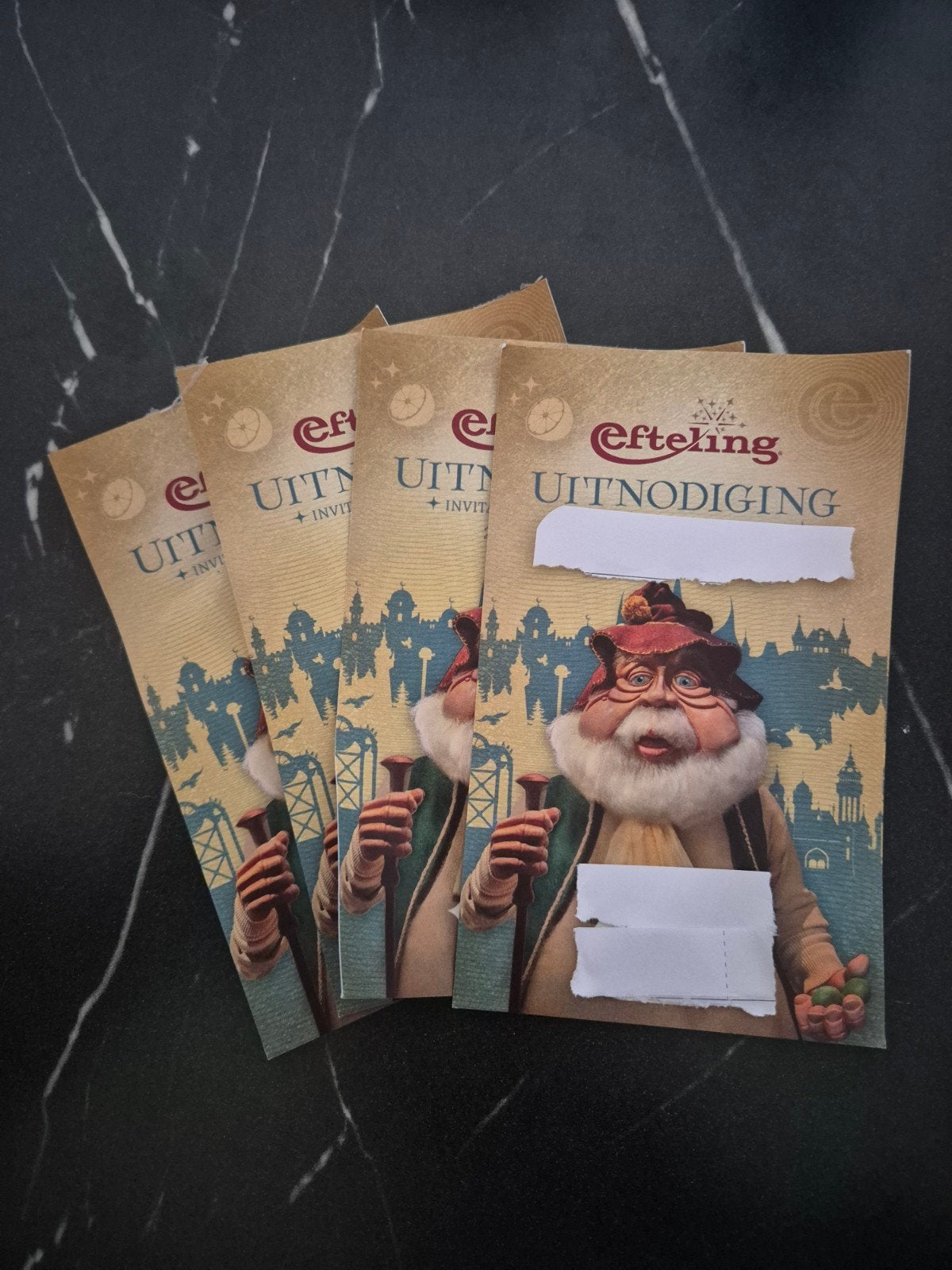 efteling tickets, Drie personen of meer, Ticket of Toegangskaart
