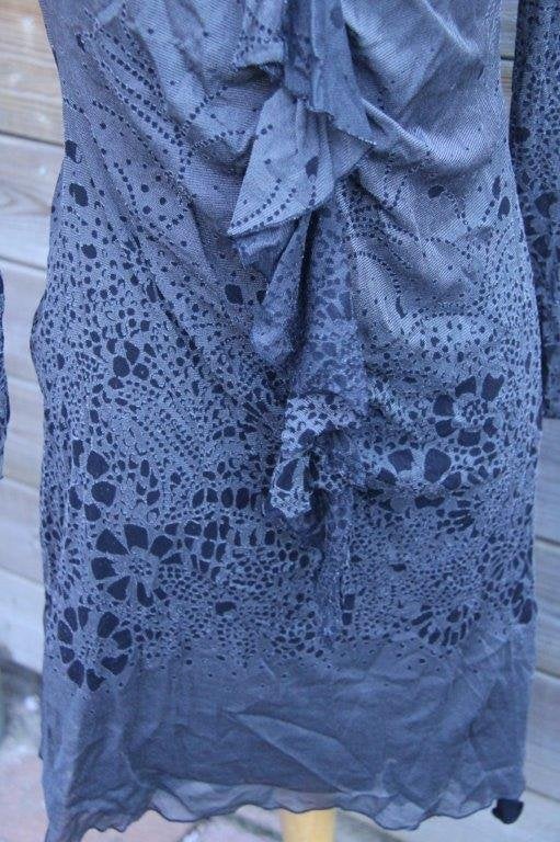 Jurk grijs/ zwart WAX mt 40 Vaste prijs AANBIEDING, Kleding | Dames, Maat 38/40 (M), Ophalen of Verzenden, Zo goed als nieuw, Wax