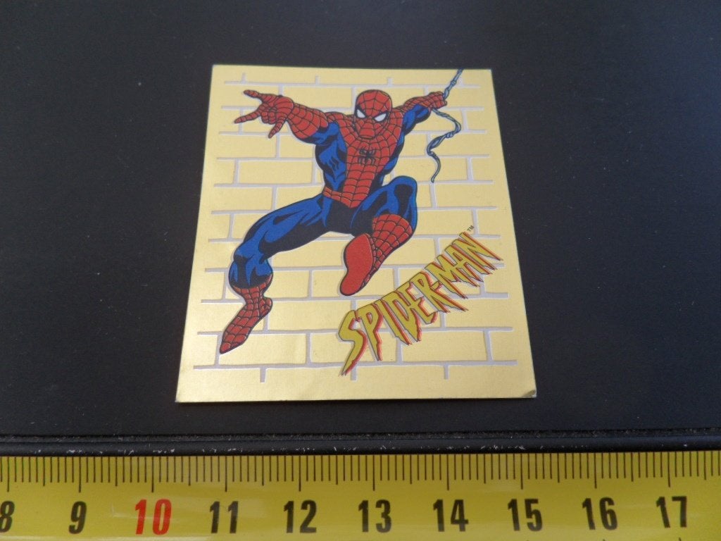 sticker panini marvel comics spider-man #C, Ophalen of Verzenden, Zo goed als nieuw