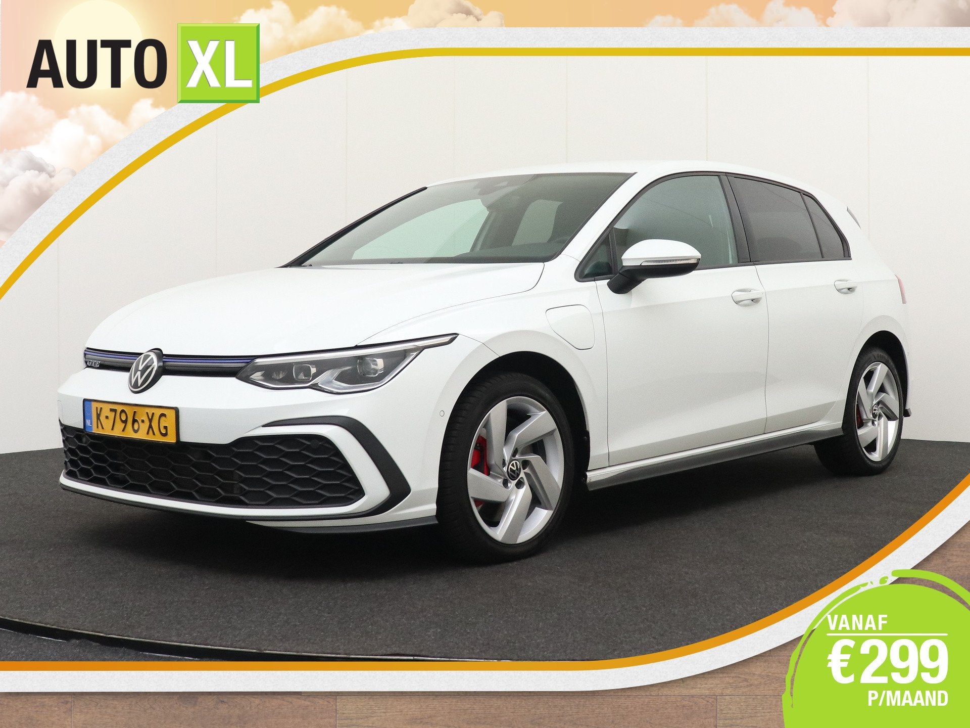 Volkswagen Golf 1.4 245 PK eHybrid GTE Carplay Adapt. Cruise, Auto's, Gebruikt, 4 cilinders, Alcantara, Wit