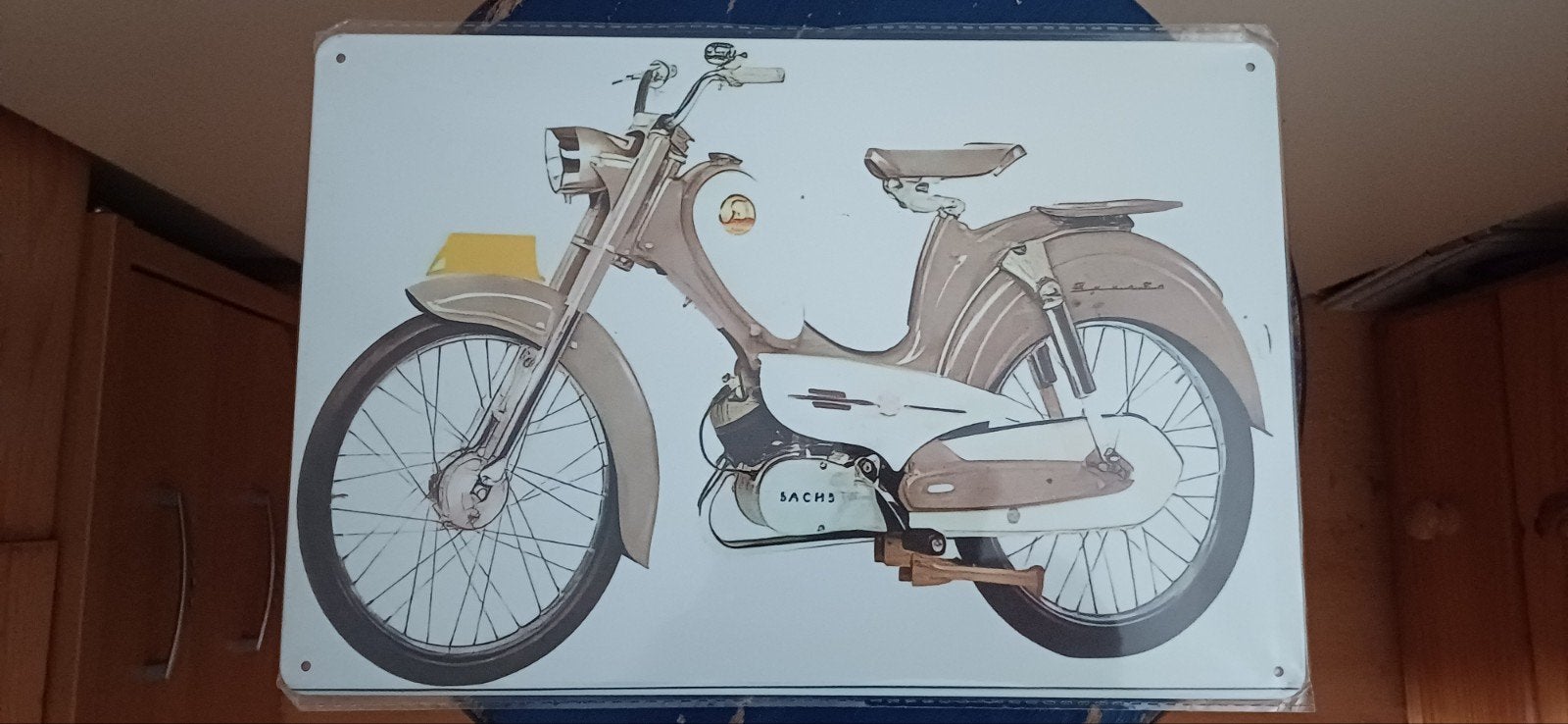Sparta bromfiets blikken reclamebord, Ophalen of Verzenden, Nieuw
