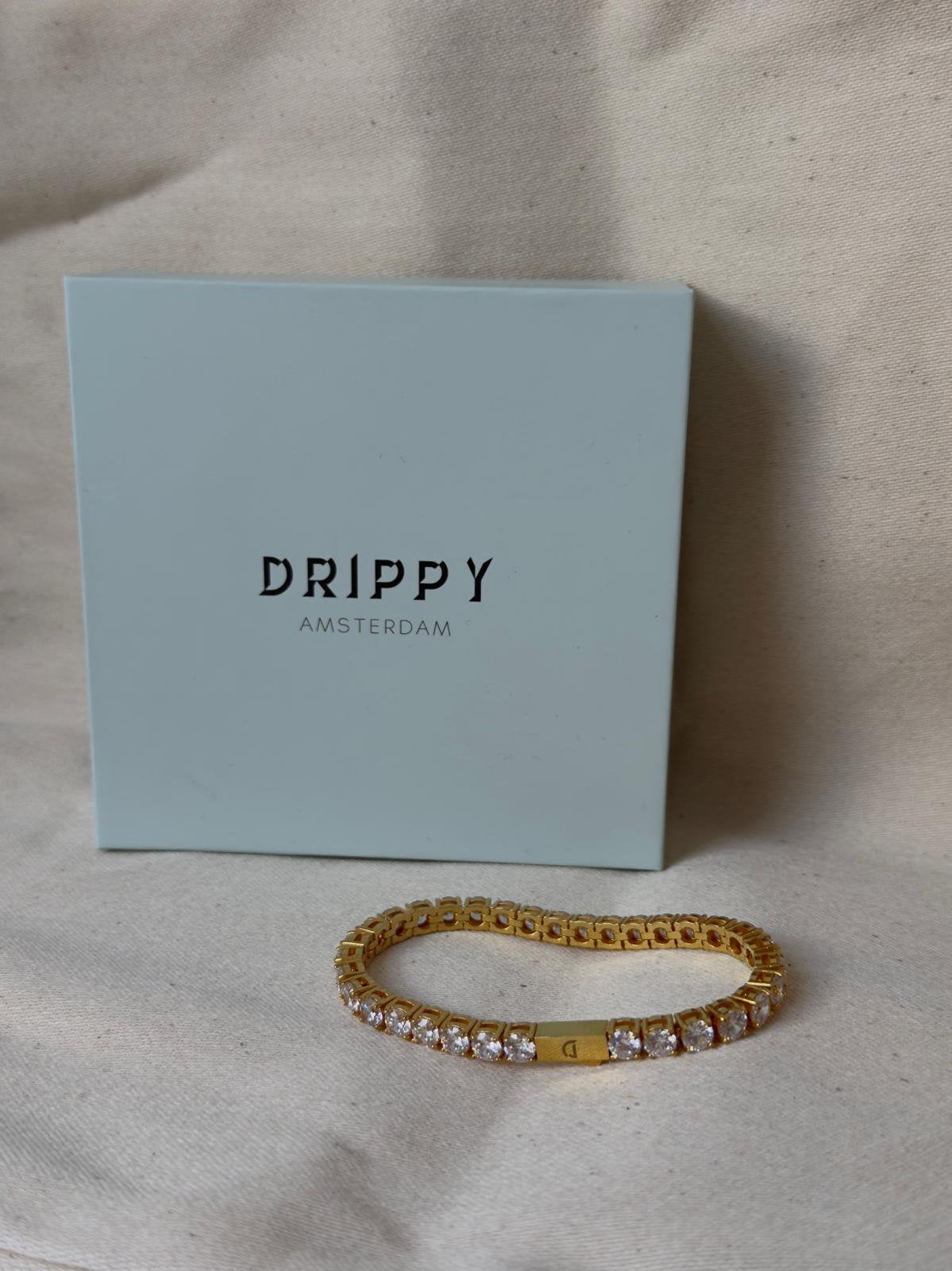 Tennis bracelet, Sieraden, Tassen en Uiterlijk, Armbanden, Ophalen, Zo goed als nieuw