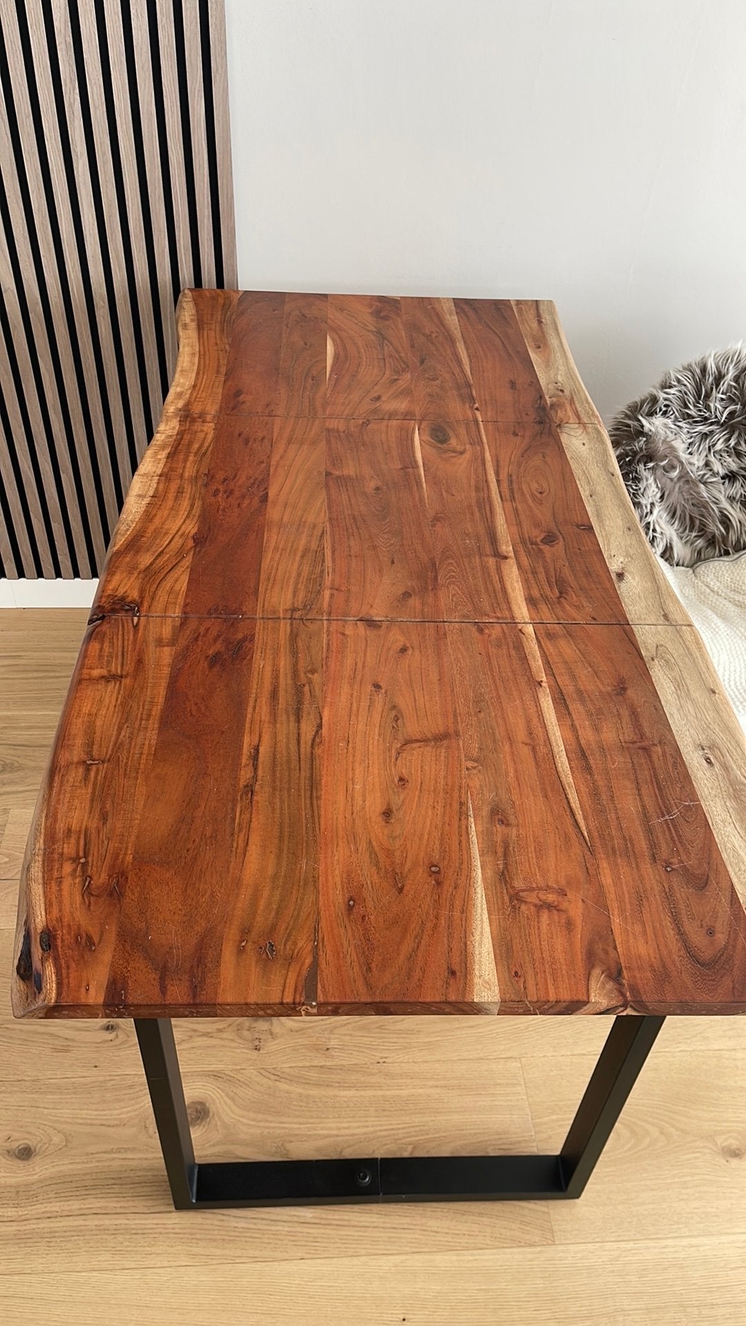 Prachtige boomstamtafel, 100 tot 150 cm, Rustiek, natuurlijk, 50 tot 100 cm, Zo goed als nieuw