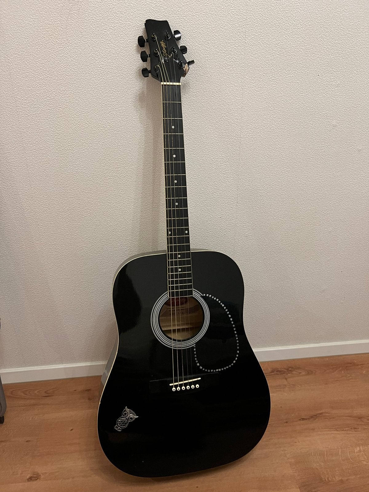 Stagg SW203BK PACK2 Western Gitaar Zwart, Ophalen of Verzenden, Gebruikt, Western- of Steelstringgitaar