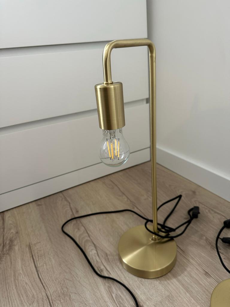 Gouden tafellampen - Zo goed als nieuw (prijs per stuk), Ophalen of Verzenden, Zo goed als nieuw, Metaal
