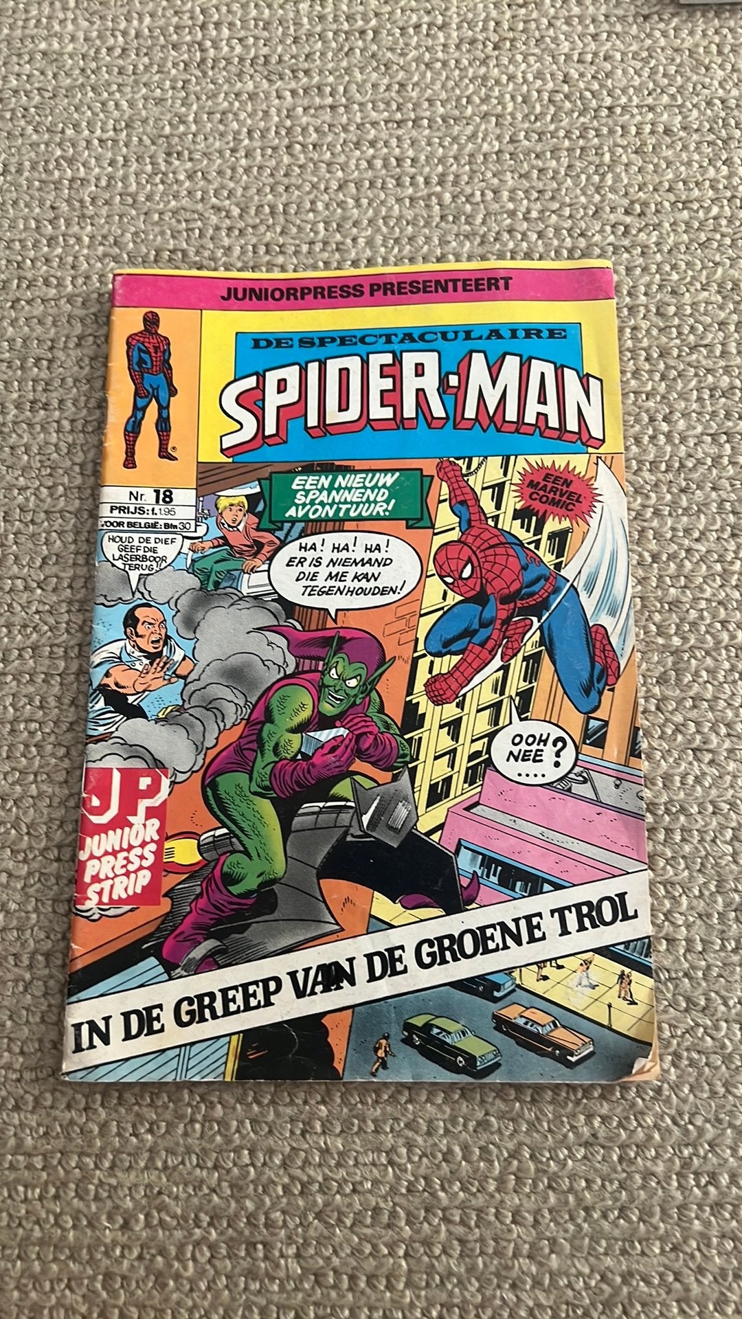 Spider-Man in de greep van de groene trol. Comic 1979, Boeken, Eén comic, Europa, Ophalen of Verzenden, Zo goed als nieuw