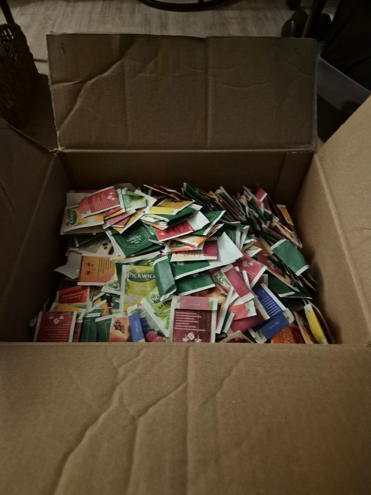 te koop +- 3000 lege theezakjes, Ophalen of Verzenden, Theezakje(s)