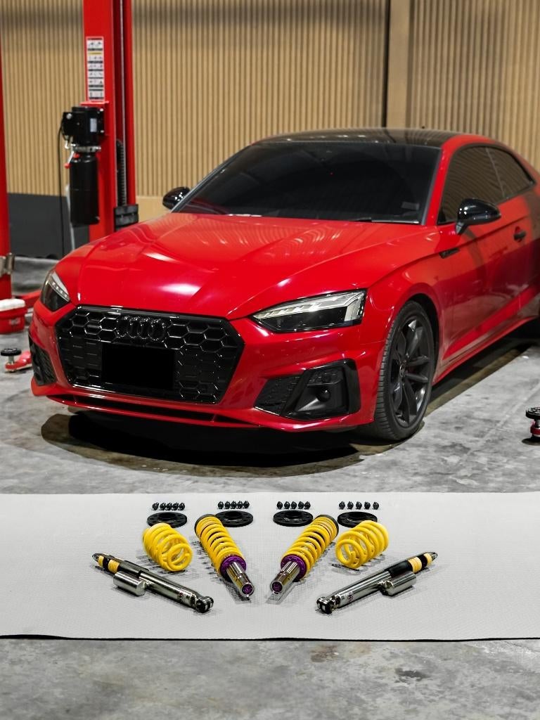 KW V3 schroefset verlaging - Audi A5 Coupe 45 TFSI 16+, Ophalen of Verzenden