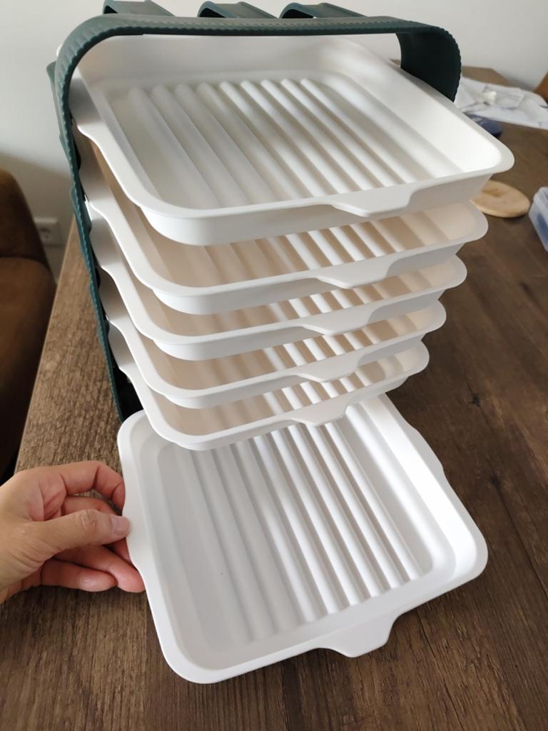 Standing food tray for preparation, Ophalen of Verzenden, Zo goed als nieuw