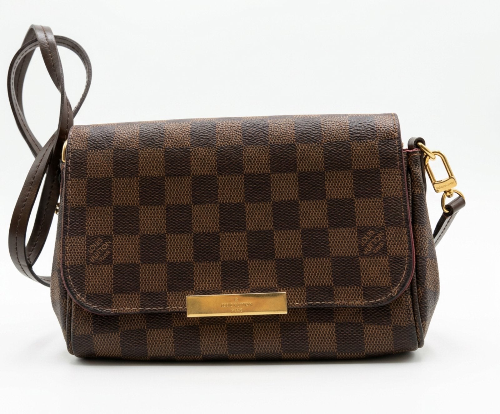 Louis Vuitton Favorite PM Damier Ebene | Complete set |, Sieraden, Tassen en Uiterlijk, Tassen | Schoudertassen, Ophalen of Verzenden