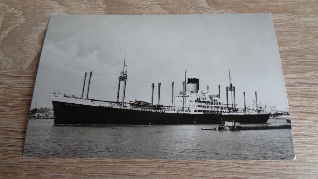 m.s Billiton, Verzenden, Gebruikt, Motorboot, Kaart, Foto of Prent