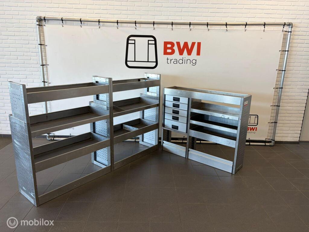 Aluca set bedrijfswageninrichting L+R complete inrichting, Ophalen of Verzenden