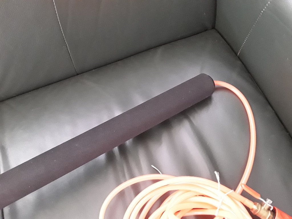 Telescopische Wasborstel Oranje/Zwart 4.5m met Shampoo Potje, Ophalen, Overige typen