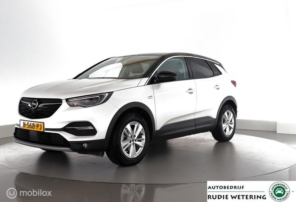 Opel Grandland X 1.2 T automaat Business Elegance leder|wint, 1199 cc, Met garantie (alle), Wit, Bedrijf