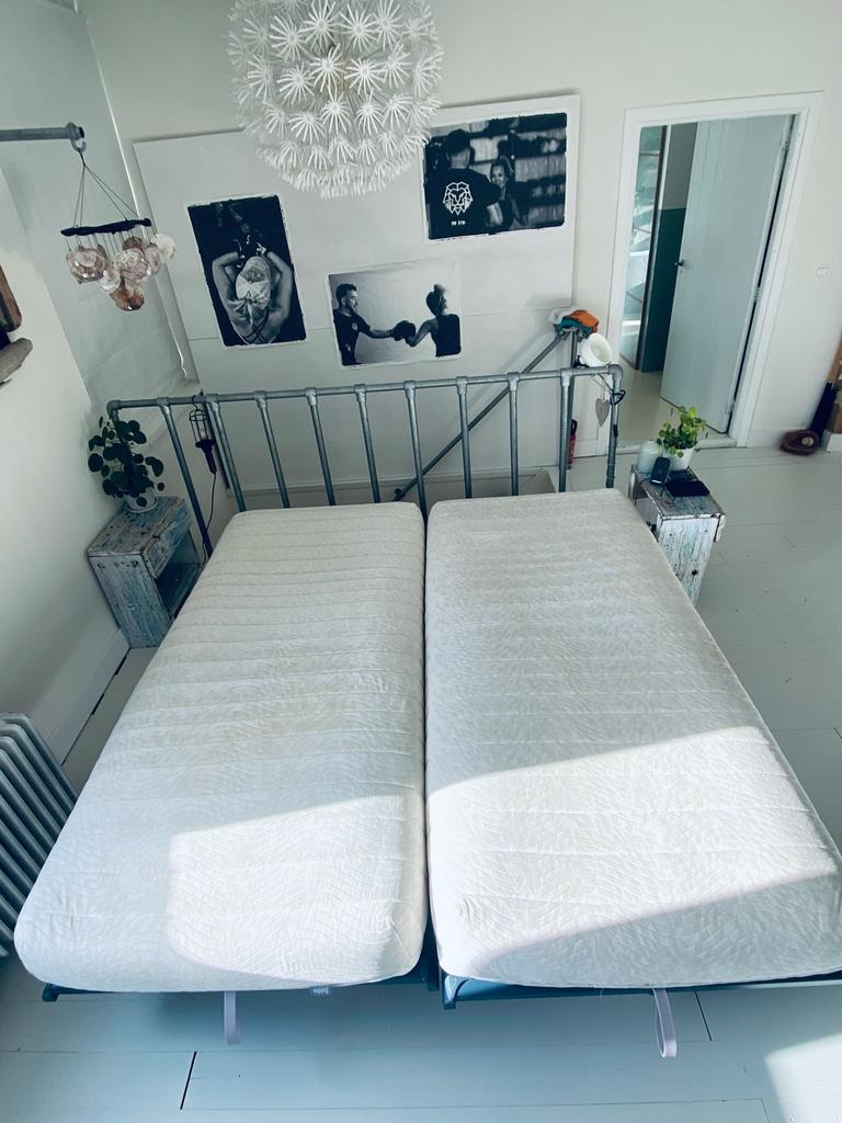 2x Auping Maestro matras 100 x 210 cm, Huis en Inrichting, Slaapkamer | Matrassen en Bedbodems, Zo goed als nieuw, Matras, 100 cm
