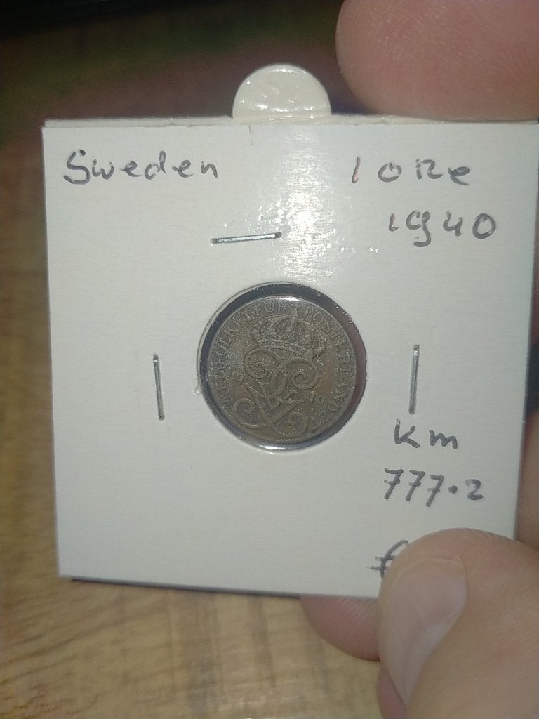 Zweden 1 Ore 1940, Verzenden, Overige landen, Losse munt