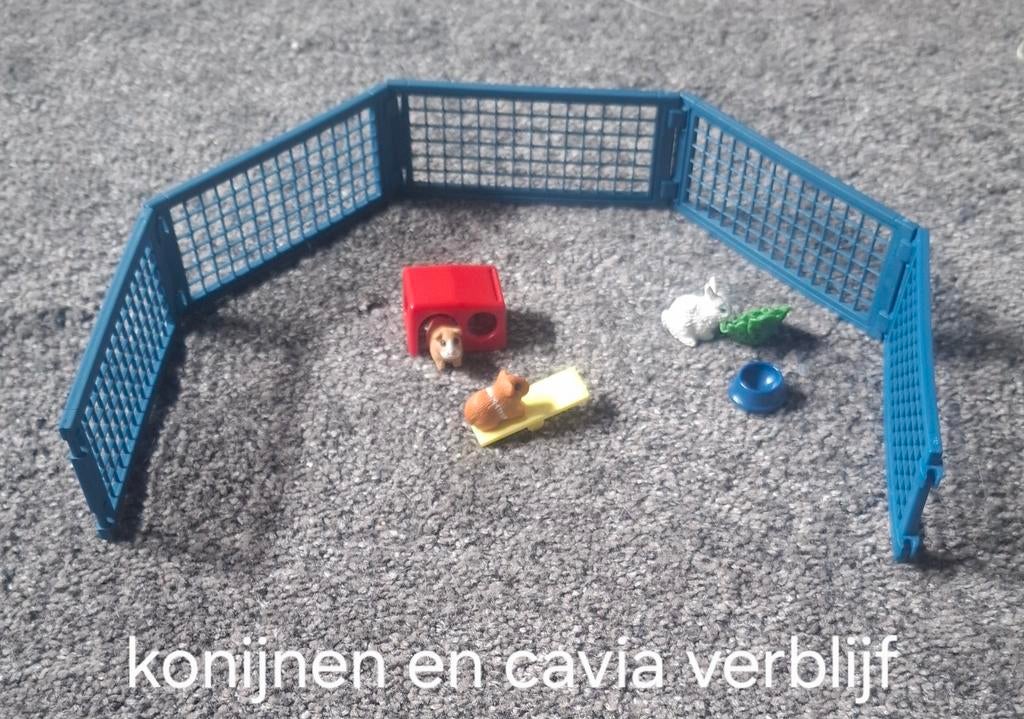 Schleich konijnen en cavia verblijf, Ophalen of Verzenden, Zo goed als nieuw, Jongen of Meisje