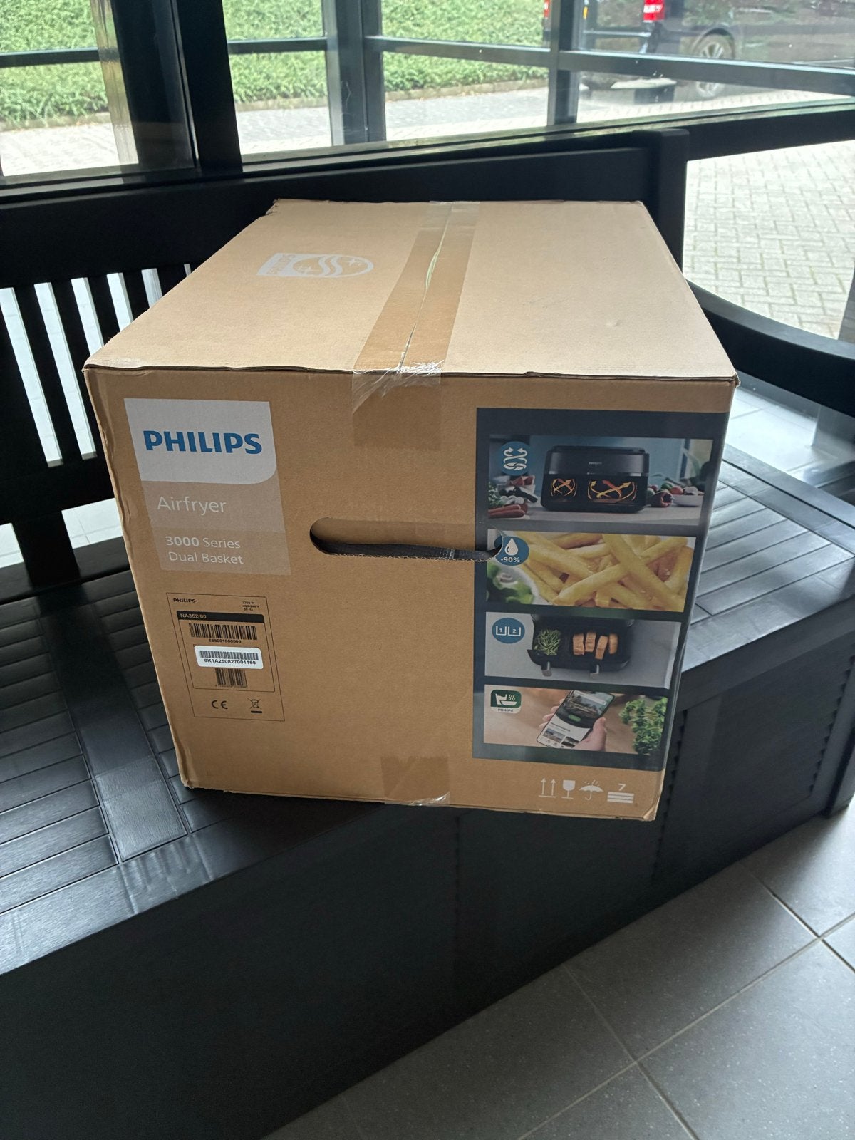 Philips Airfryer 3000 series Dual Basket 9L - Nieuw, Ophalen, Nieuw, Airfryer